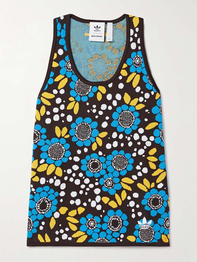 adidas Originals + Wales Bonner Jacquard-knit Tank