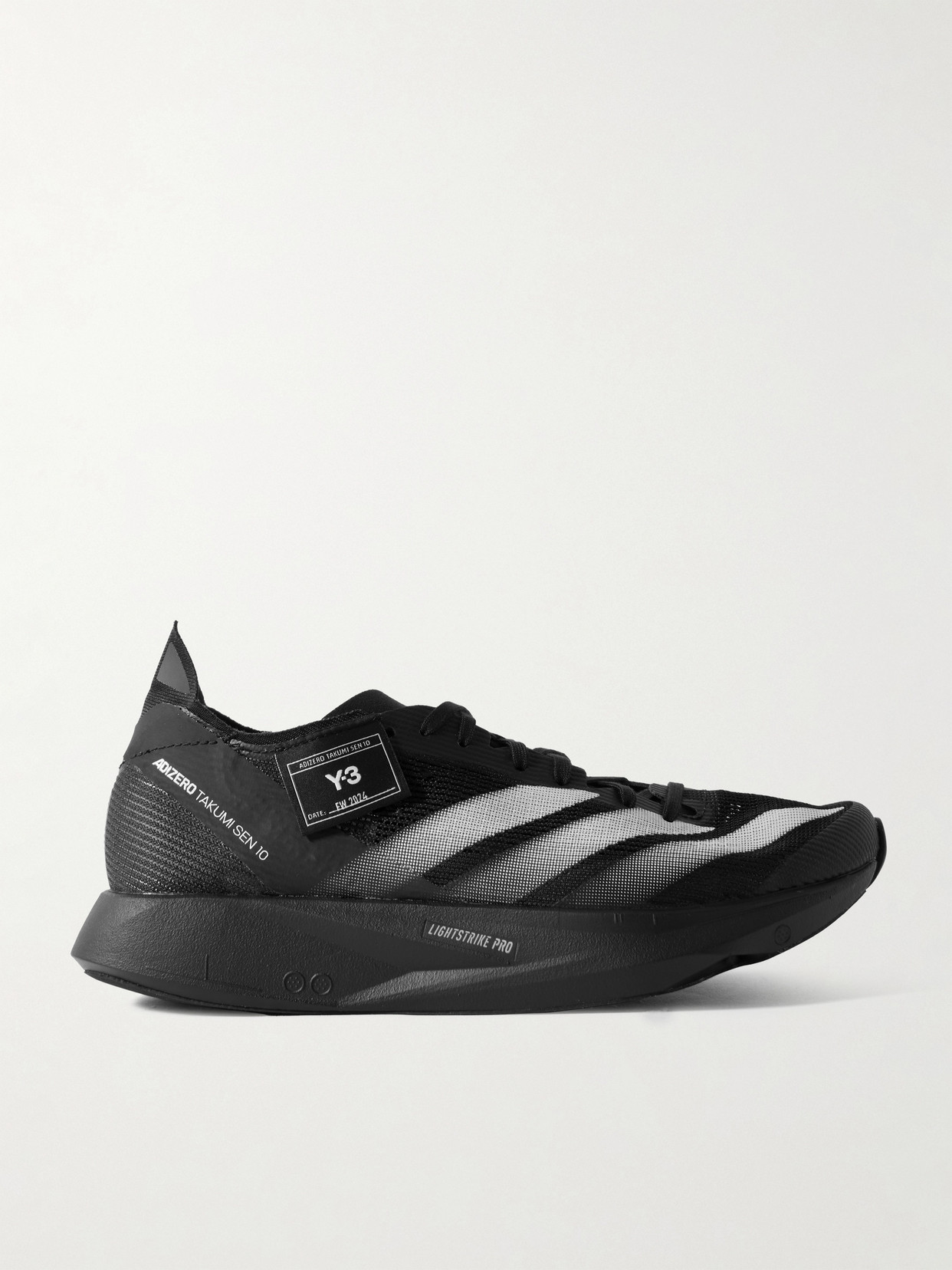 adidas Originals - + Y-3 Takumi Sen 10 Rubber-trimmed Mesh Sneakers - Black