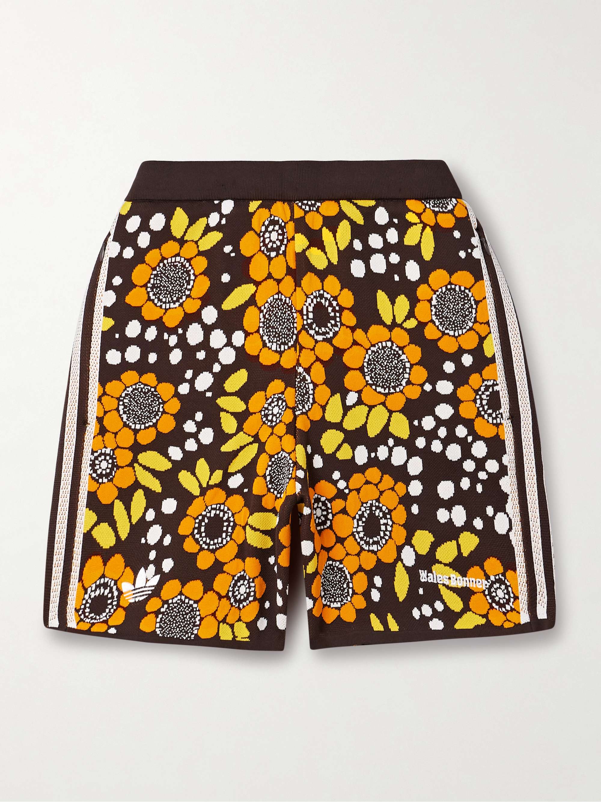 ADIDAS ORIGINALS Wales Bonner jacquard knit shorts NET A PORTER