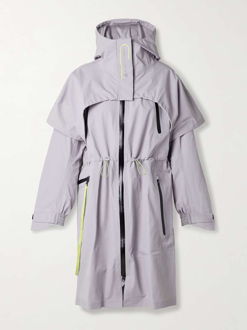 adidas by Stella McCartney Truenature Rain.rdy Recycled-shell Hooded Jacket