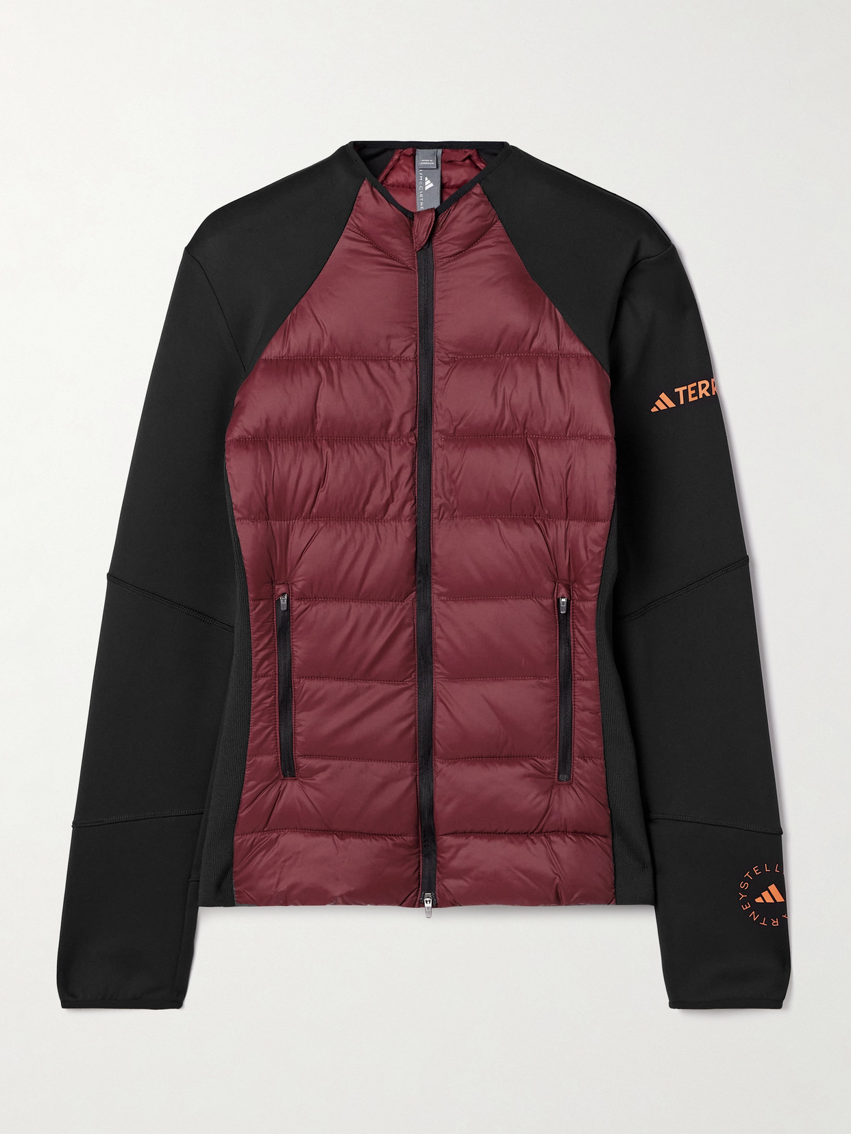 Adidas By Stella Mccartney Tn ml Jacket In Burgundy