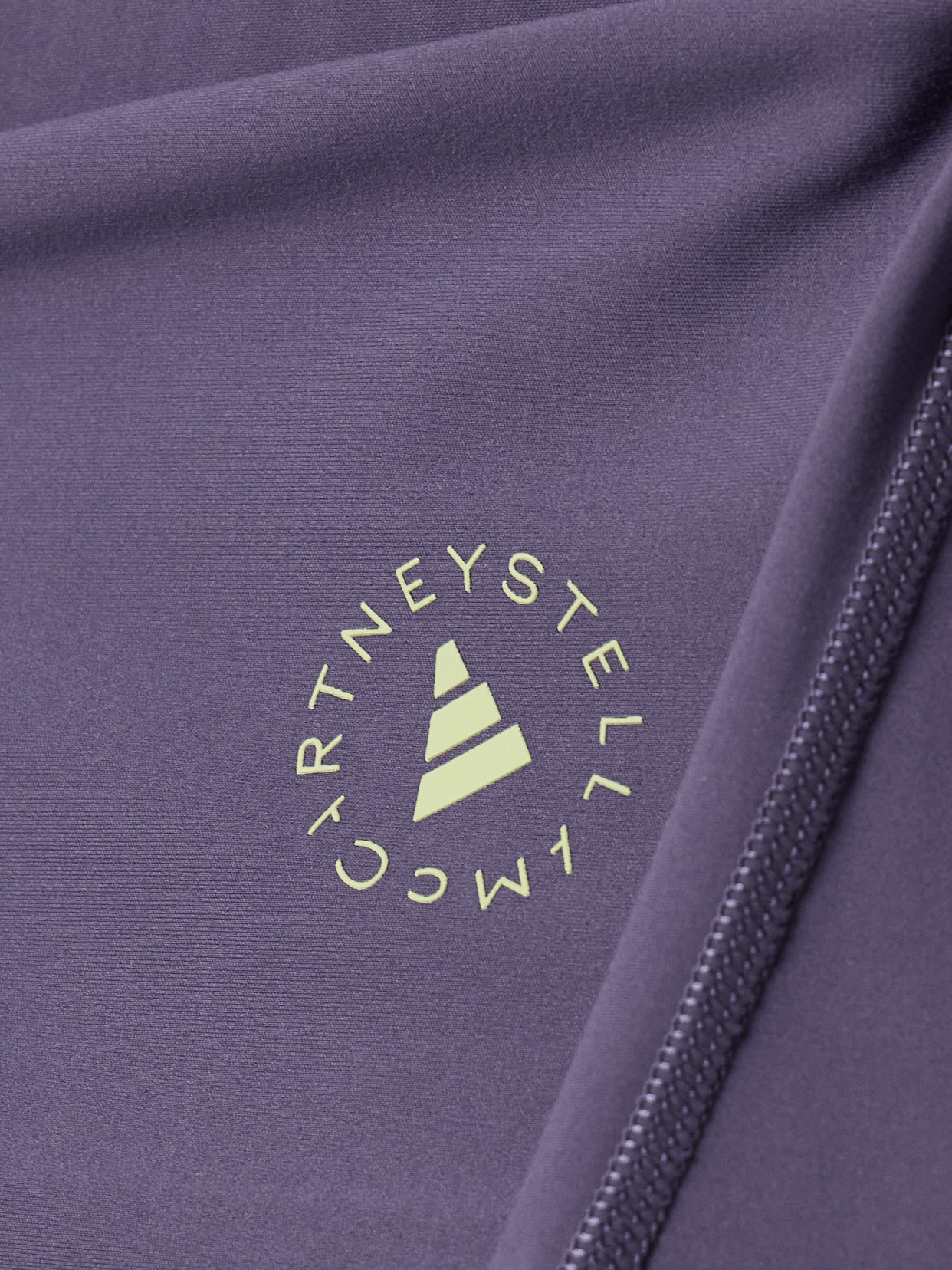 Adidas By Stella Mccartney Truestrength Stretch Recycled Leggings In Purple
