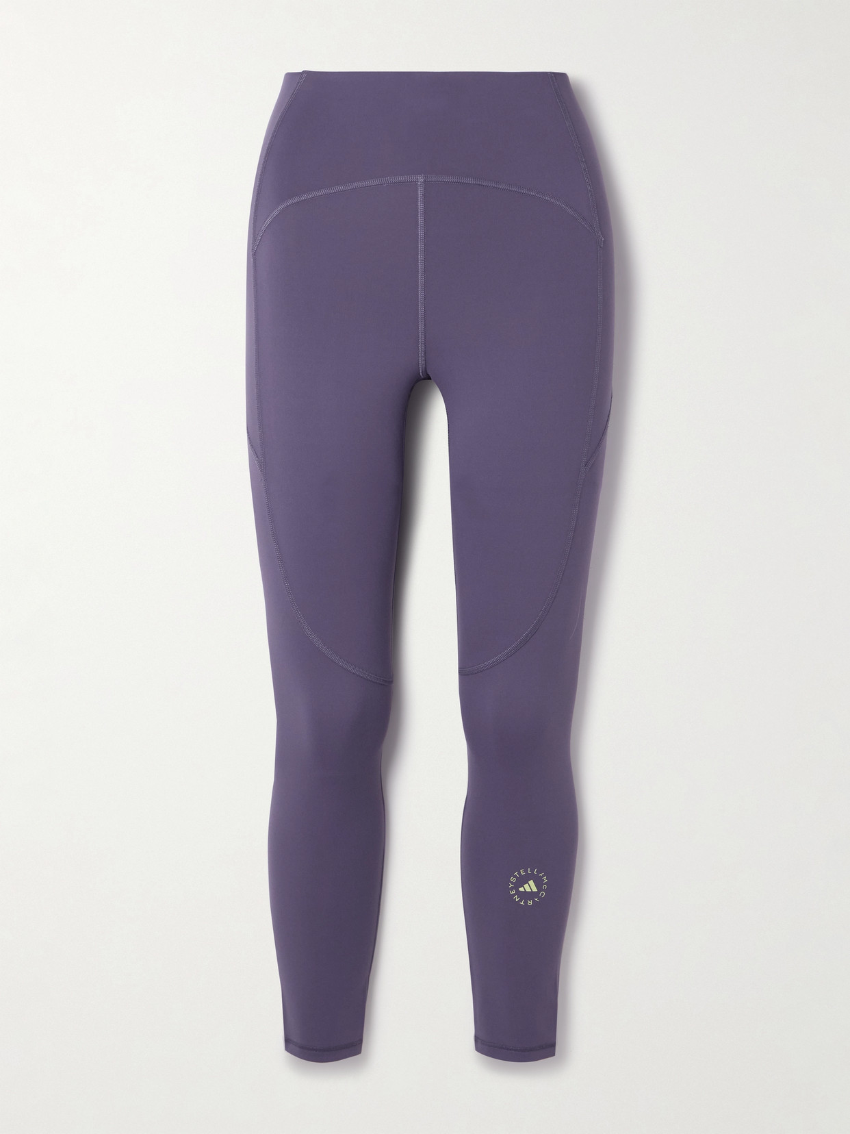 Adidas By Stella Mccartney Truestrength Stretch Recycled Leggings In Purple