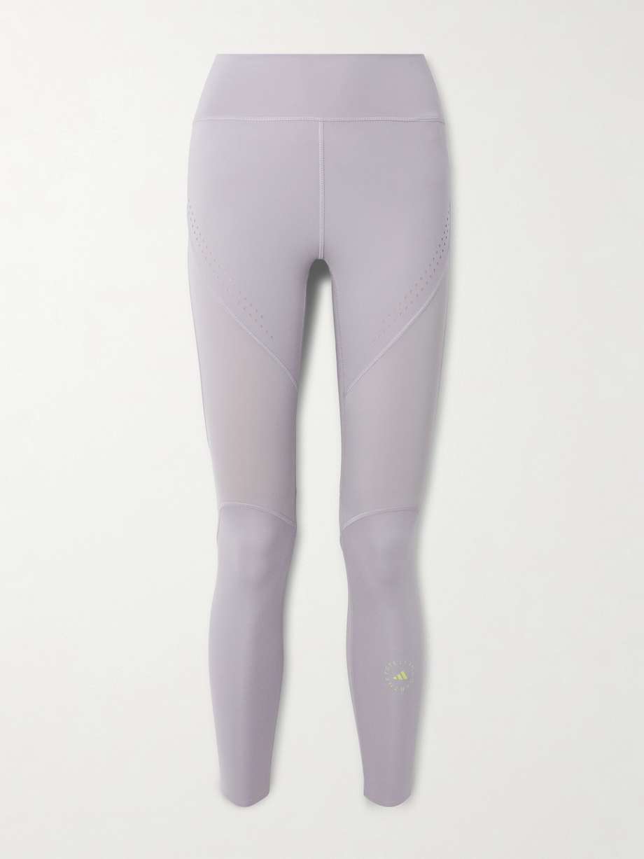 Stella McCartney Grey Tennis Ball Print Jersey Leggings