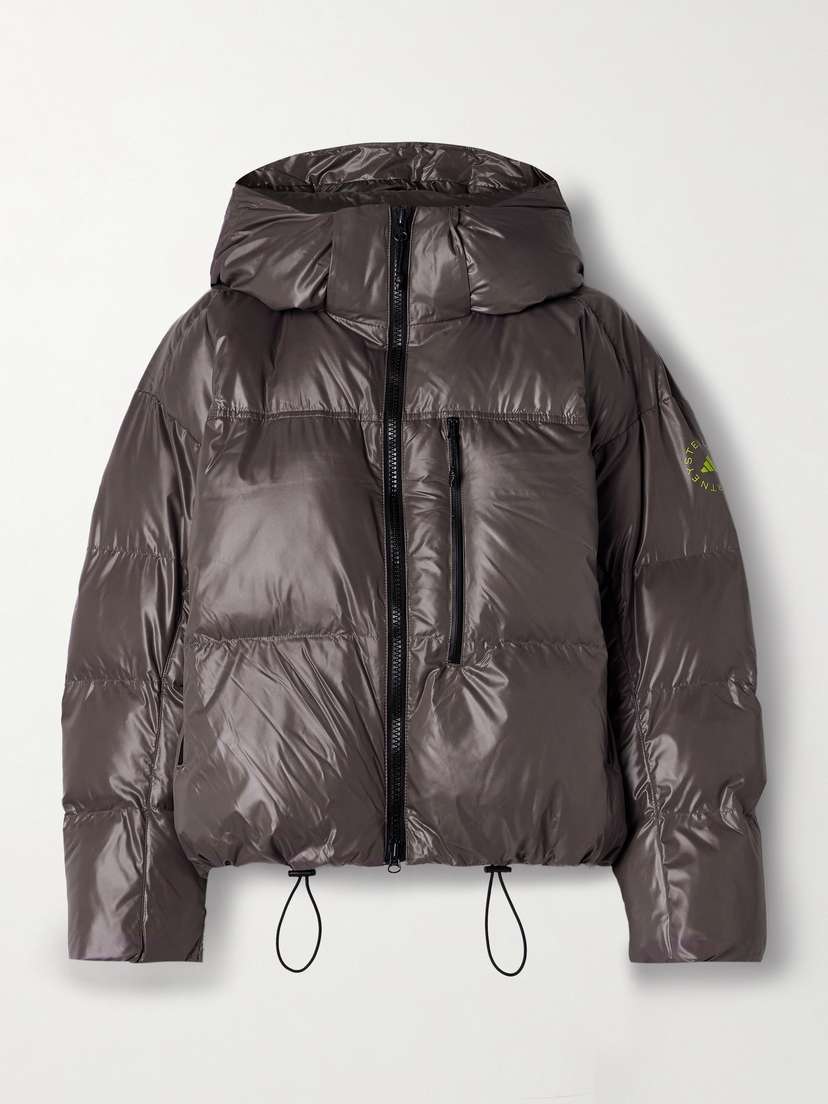 adidas by Stella McCartney Truenature Hooded Quilted Padded Recycled-shell Jacket