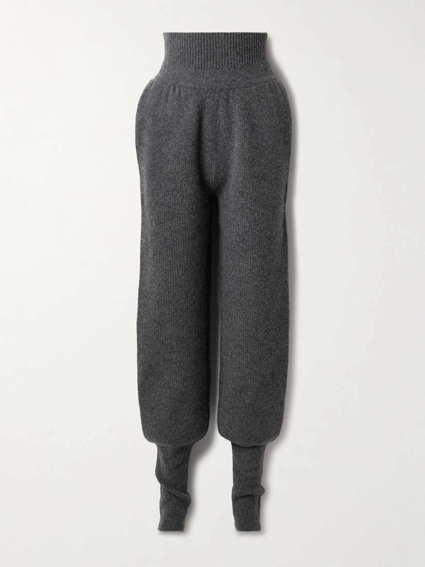 Altuzarra Colvig Ribbed Merino Wool Tapered Pants - x large