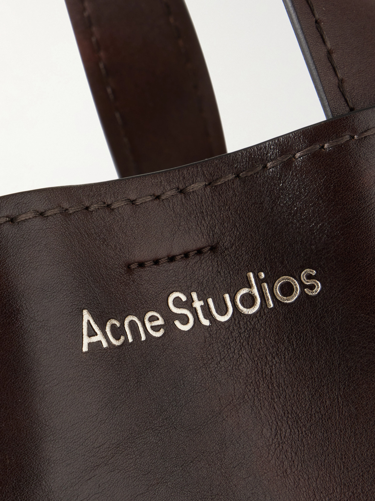 Acne Studios Musubi Mini Bag In Brown