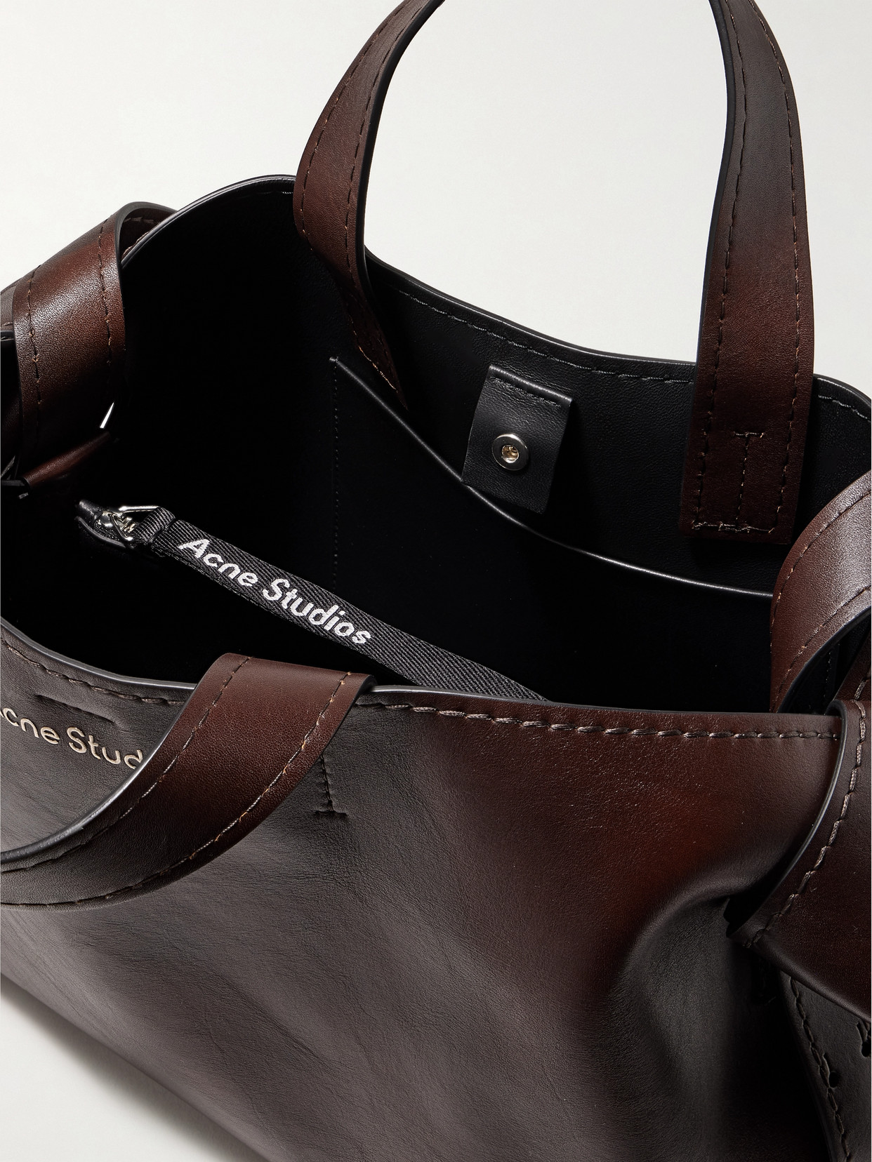 Acne Studios Musubi Mini Bag In Brown