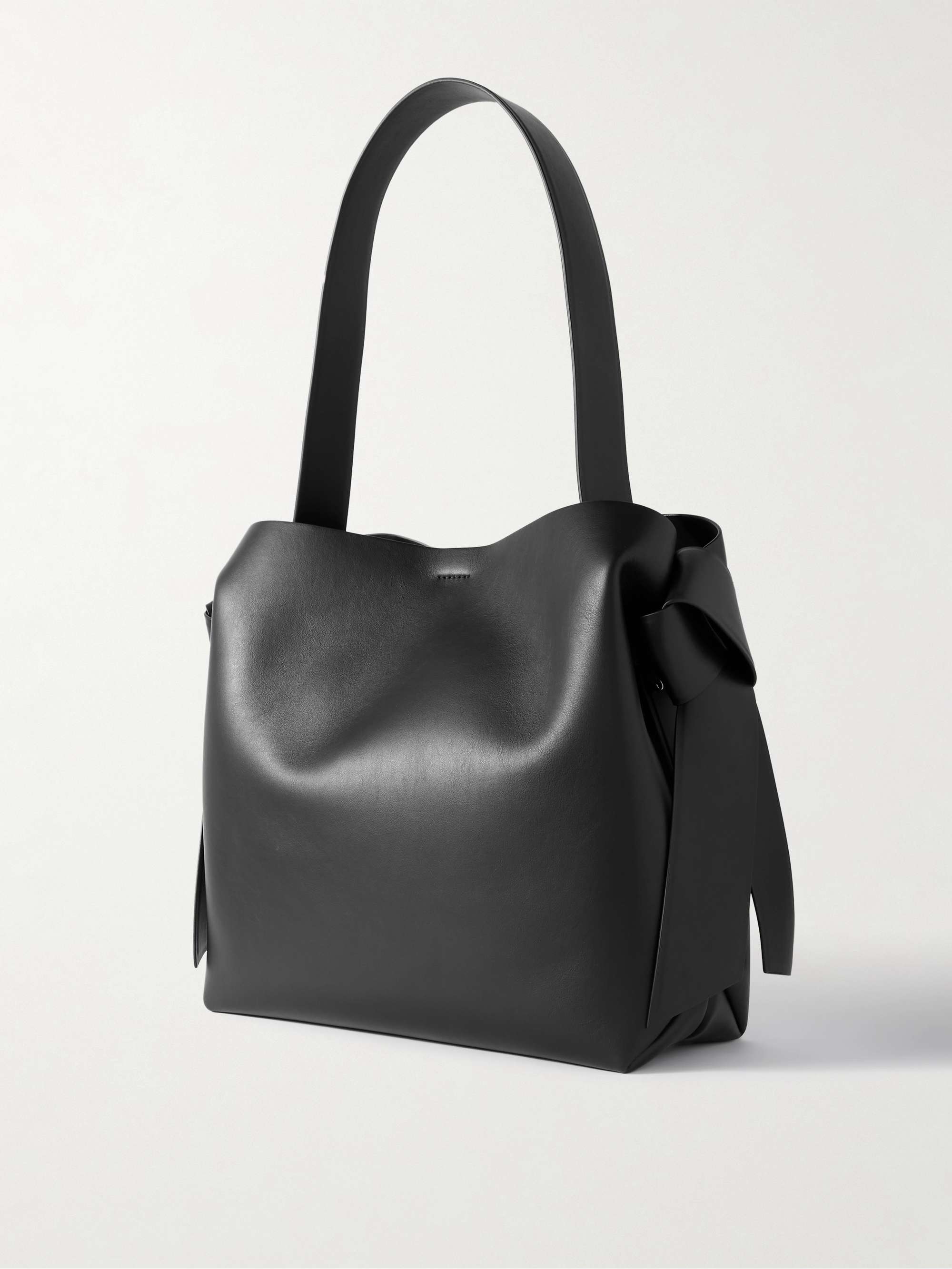 Musubi Midi knotted leather shoulder bag