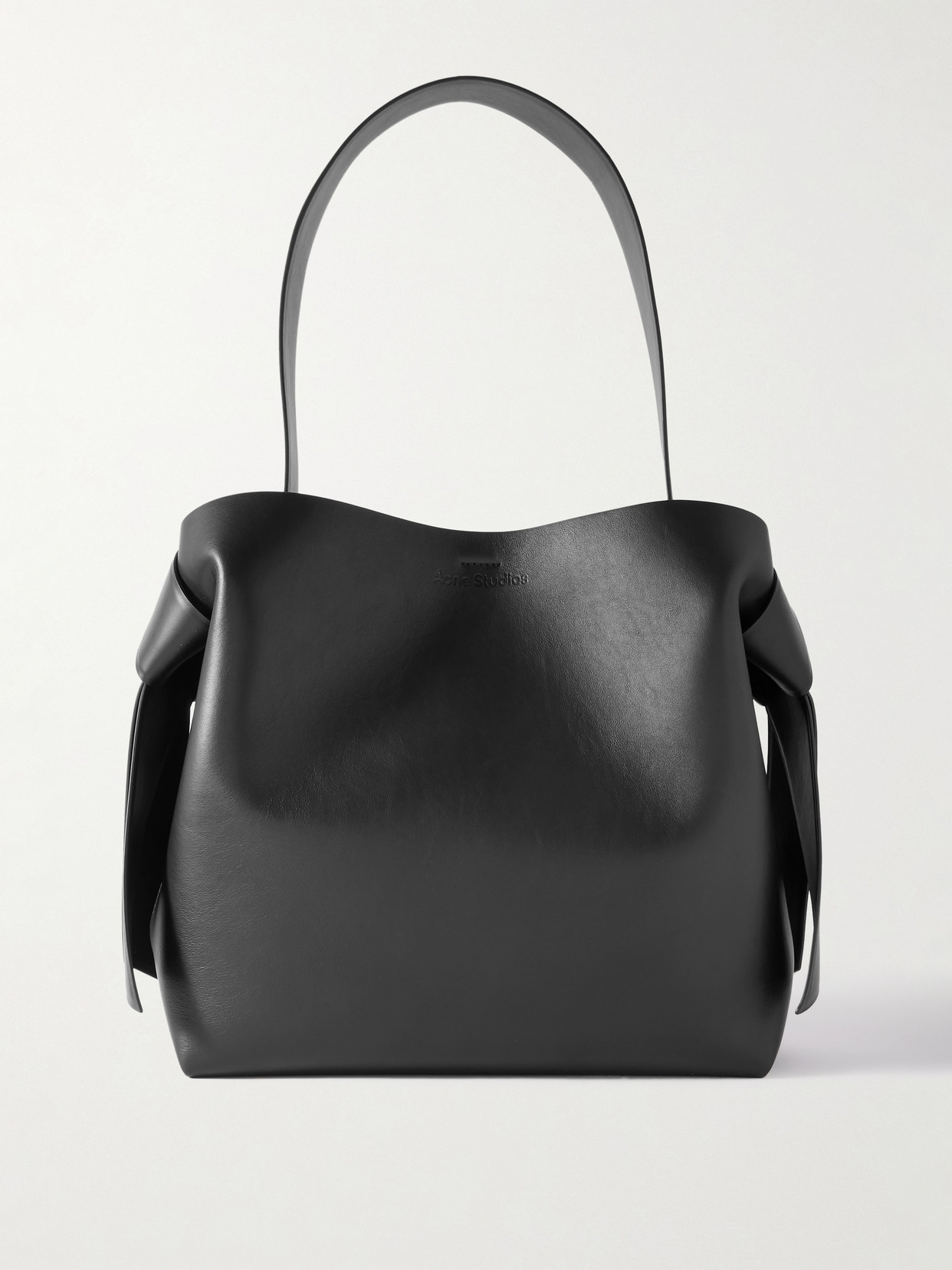 Acne Studios - Musubi Midi Knotted Leather Shoulder Bag - Black