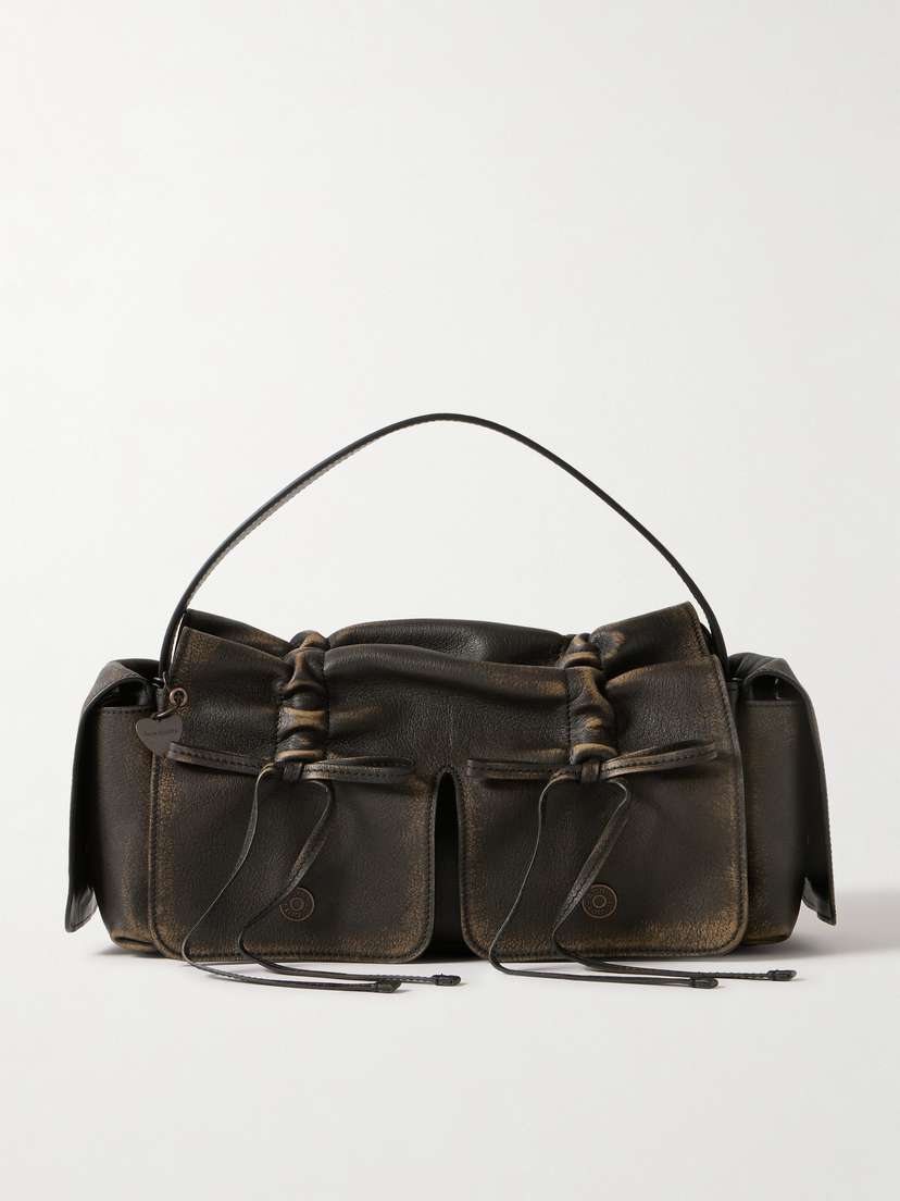 Acne Studios Multipocket Leather Shoulder Bag