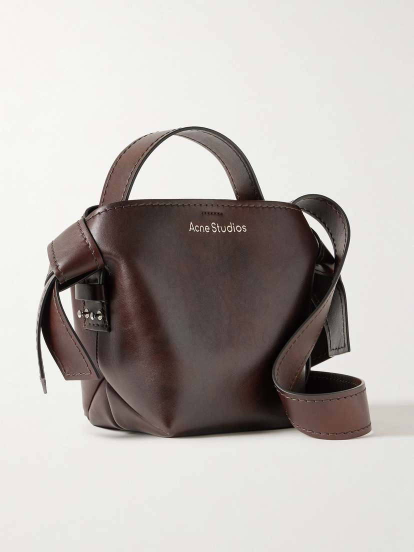 Acne Studios Musubi Mini Knotted Leather Tote