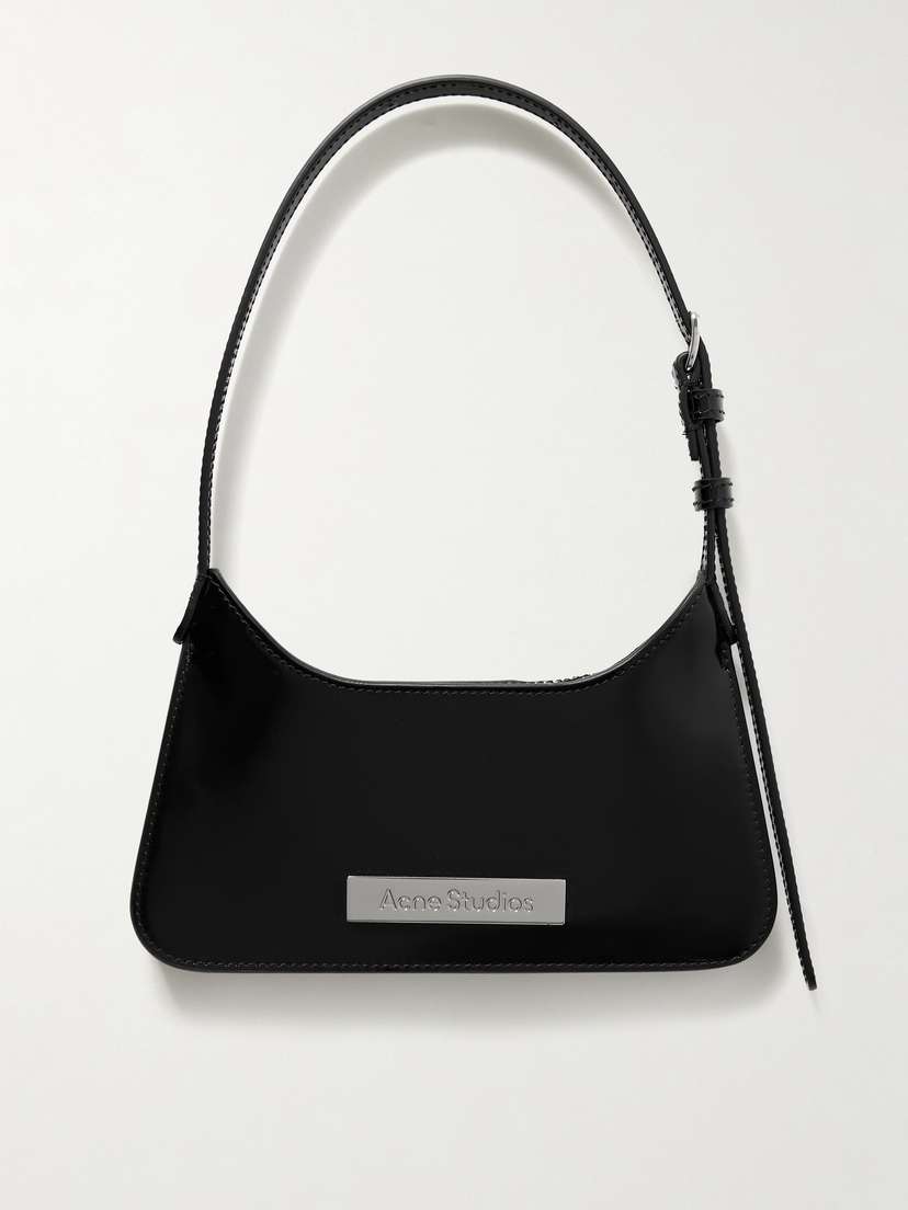 Acne Studios Platt Mini Embellished Patent-leather Shoulder Bag