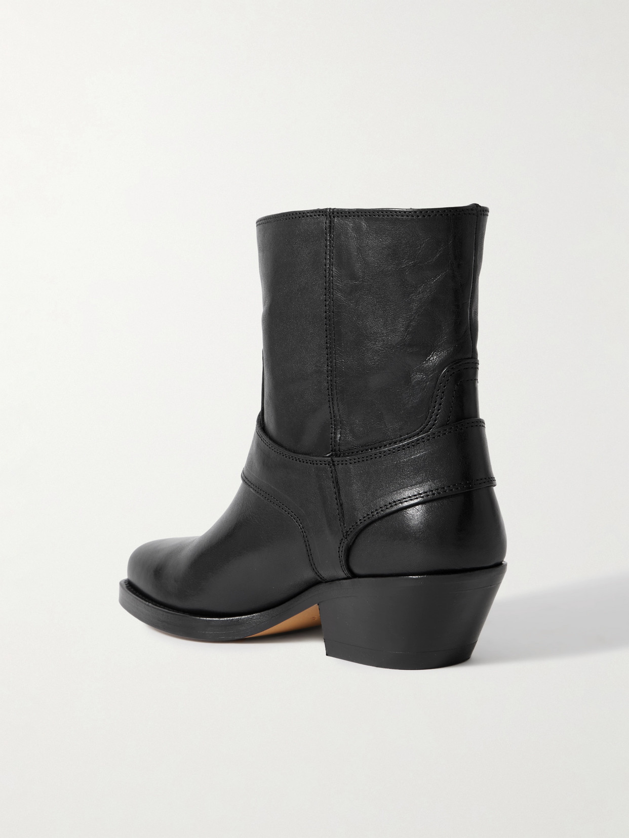 Isabel Marant Woman Ankle Boots Black Size 5.5 Calfskin In Black