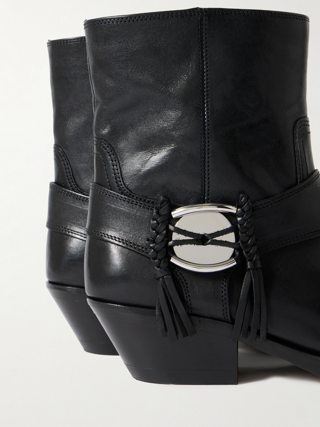 Isabel Marant Woman Ankle Boots Black Size 5.5 Calfskin In Black