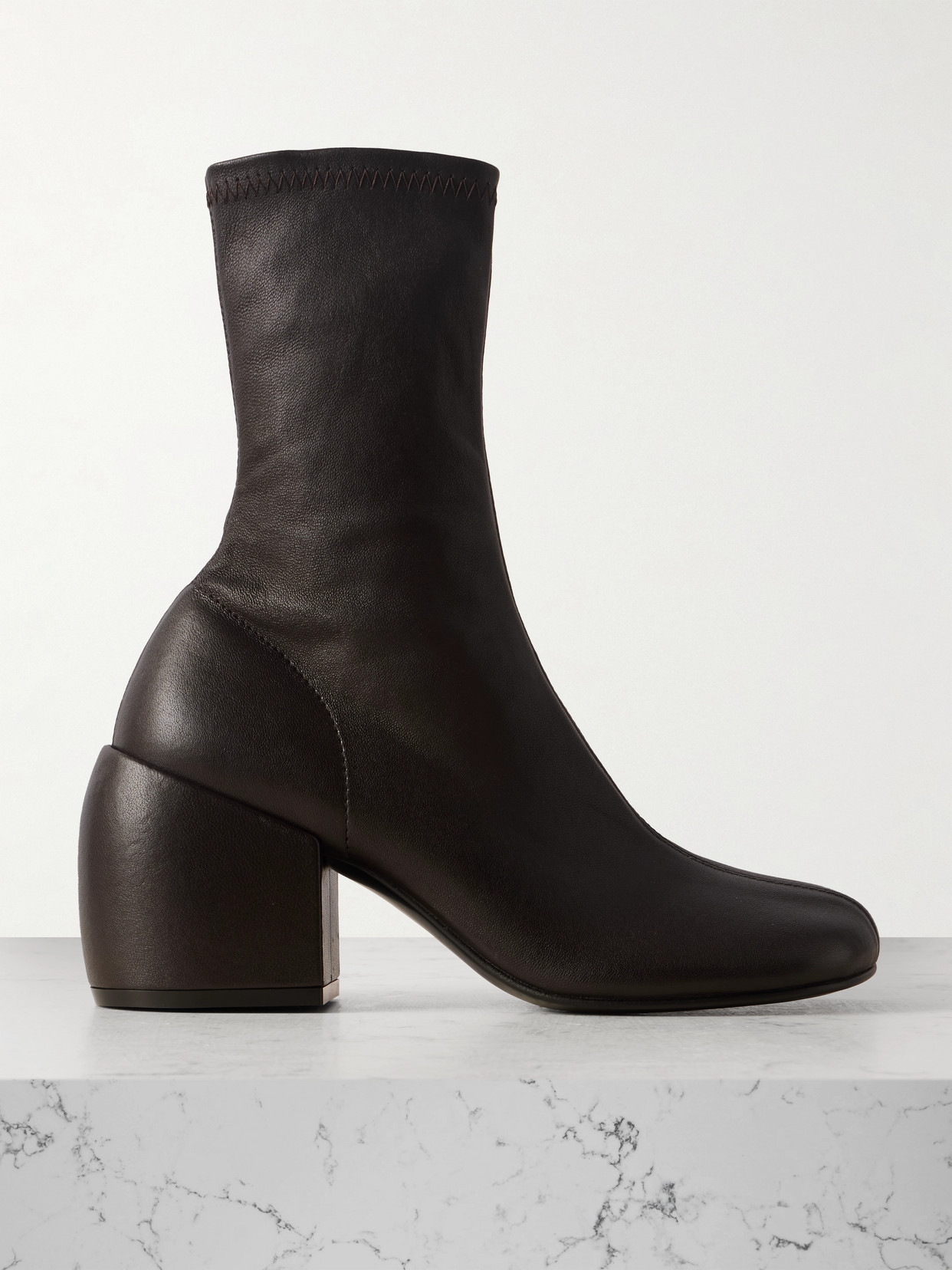 Dries Van Noten - Leather Ankle Boots - Brown