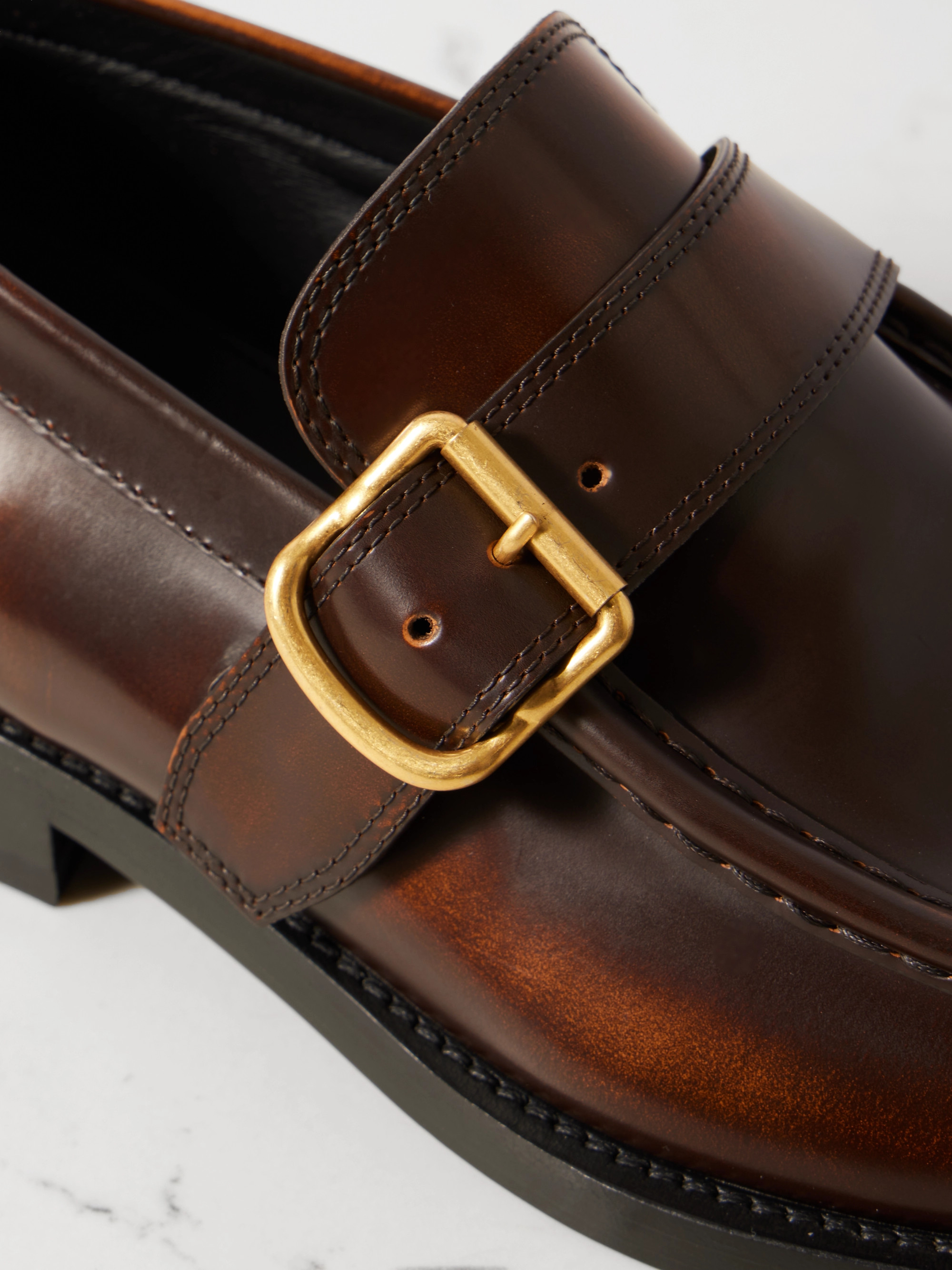 Dries Van Noten Leather loafers thumbnail