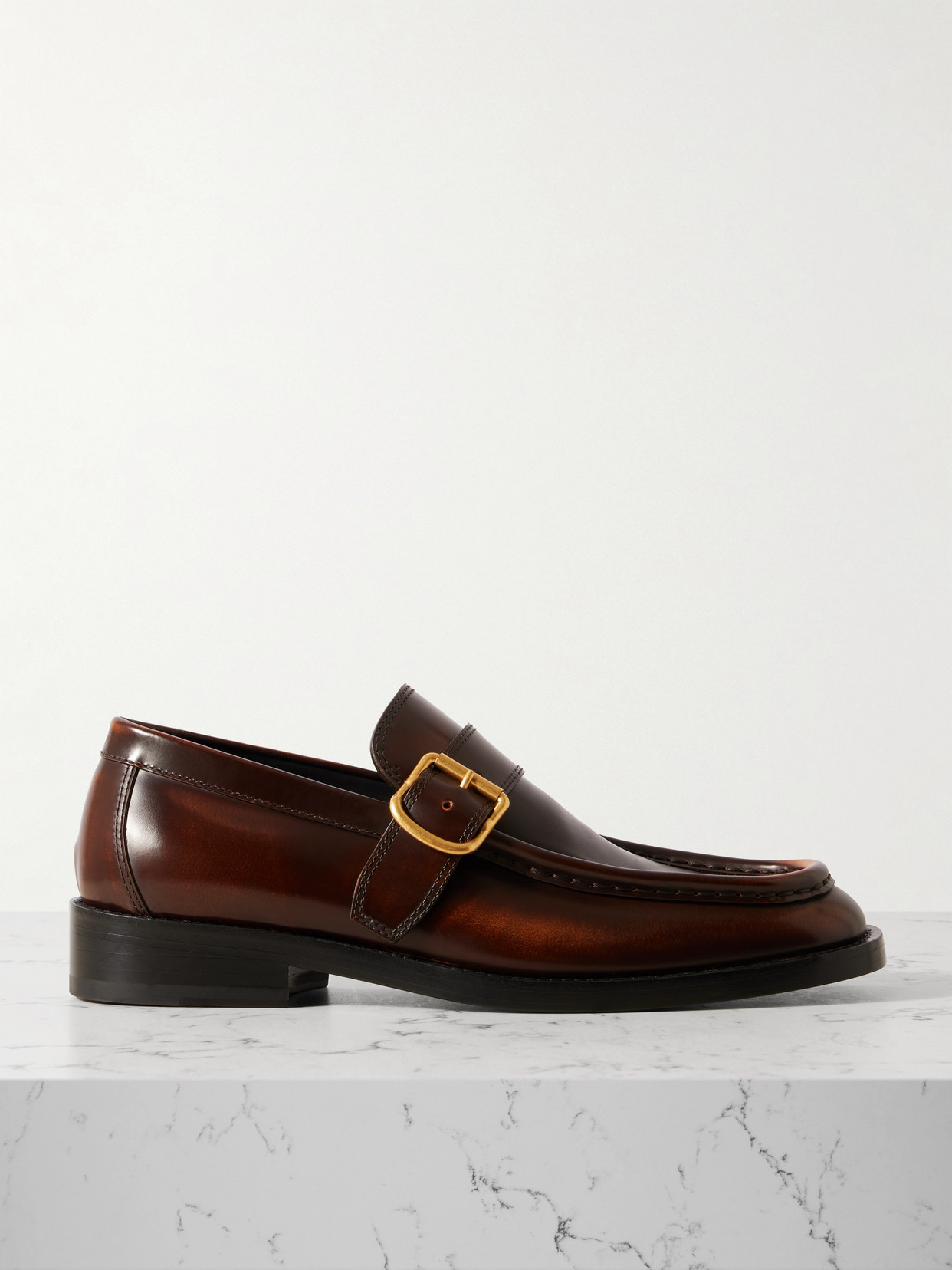 Dries Van Noten - Leather Loafers - Brown