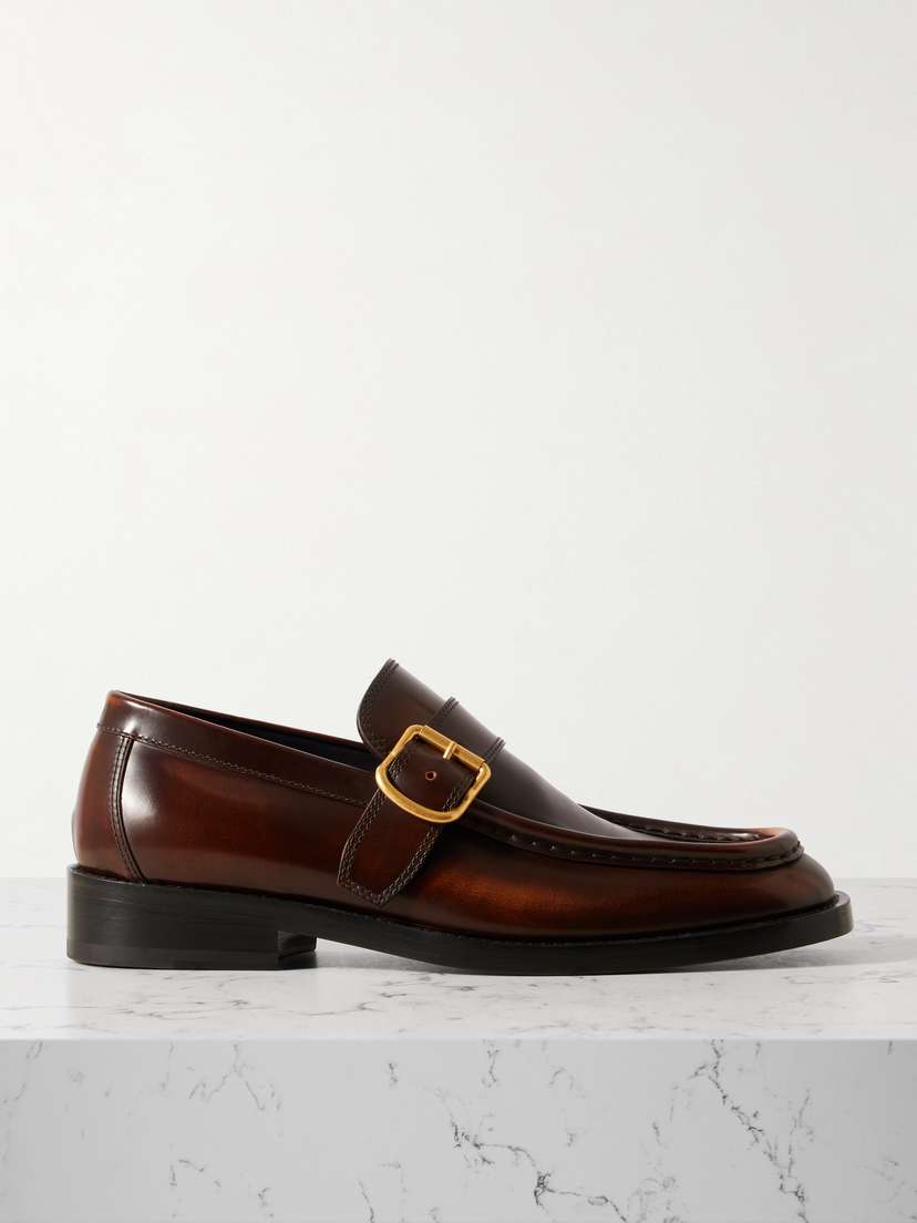 Dries Van Noten Leather Loafers