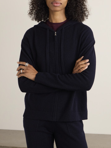 Allude Wool and cashmere-blend hoodie