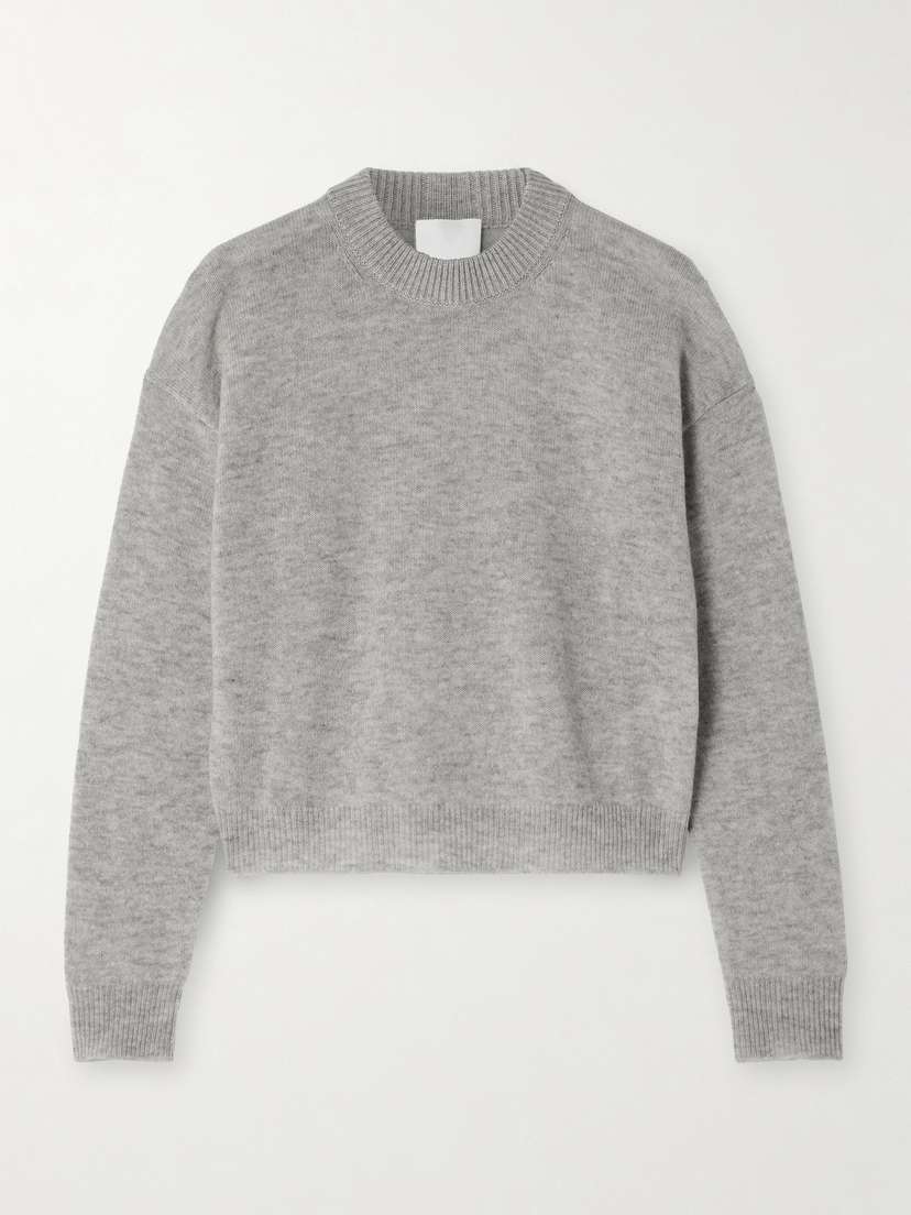 Allude Wool And Cashmere-blend Sweater