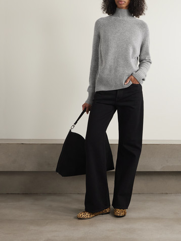 Allude Wool and cashmere-blend sweater