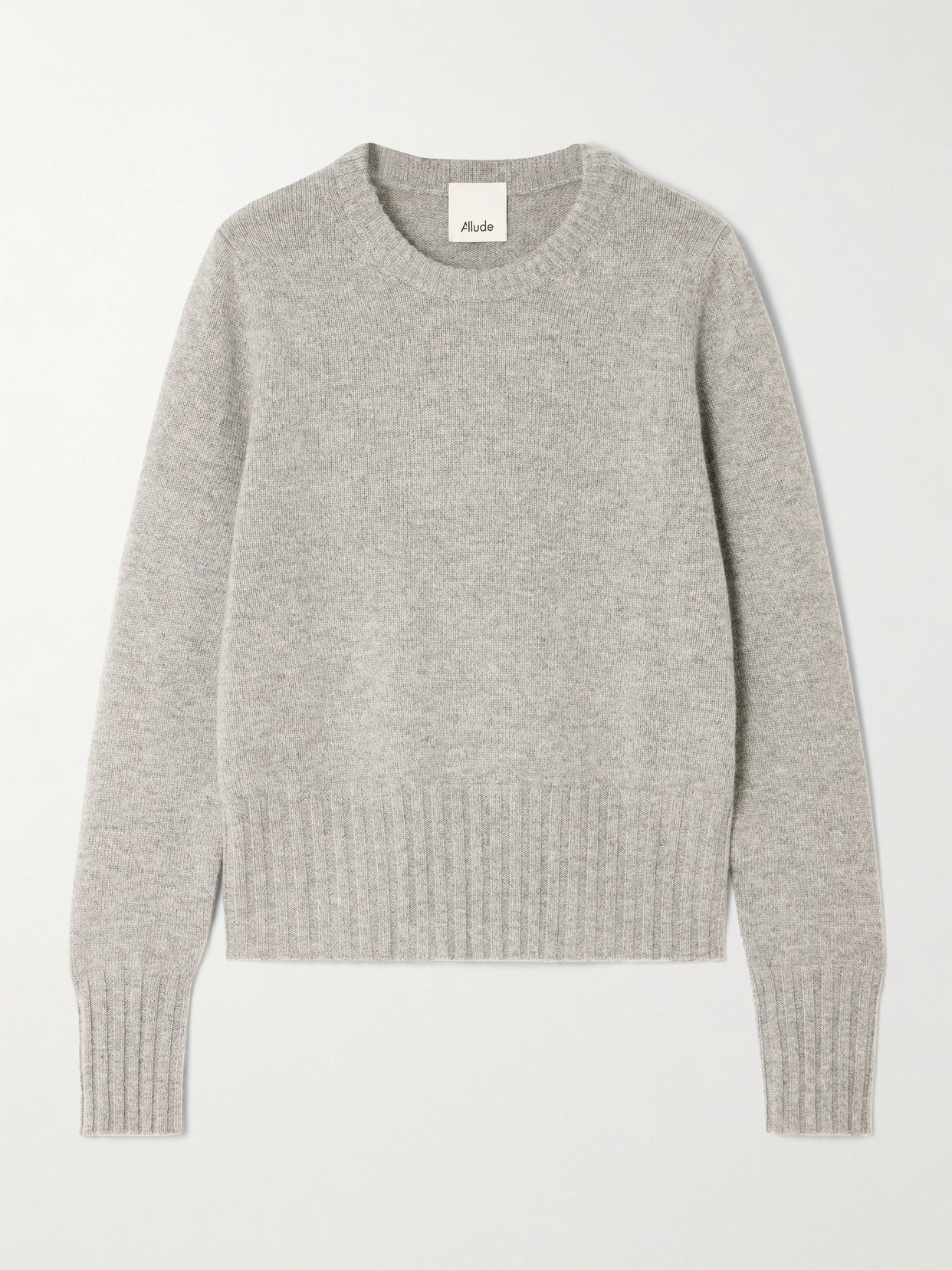Allude Cashmere Sweater In Gray