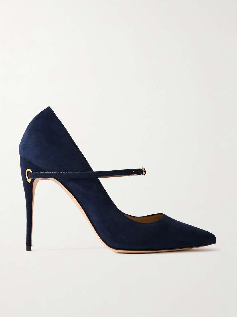Jennifer Chamandi Lorenzo 105 Suede Pumps