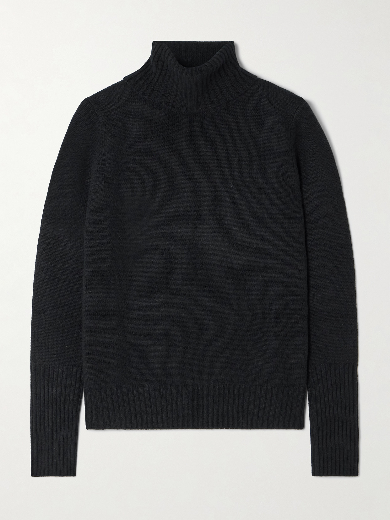 Allude Cashmere Turtleneck Sweater In Black