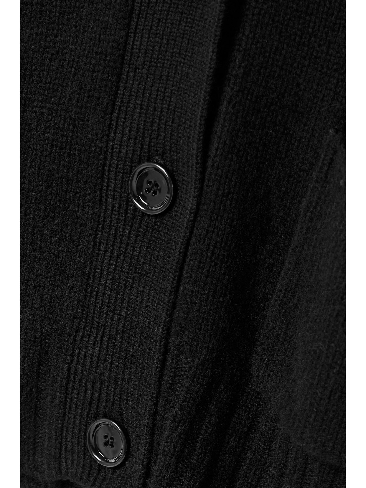 Allude Buttoned Pocket Cardigan In Black