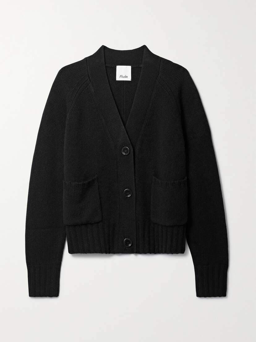 Allude + Net Sustain Wool And Cashmere-blend Cardigan