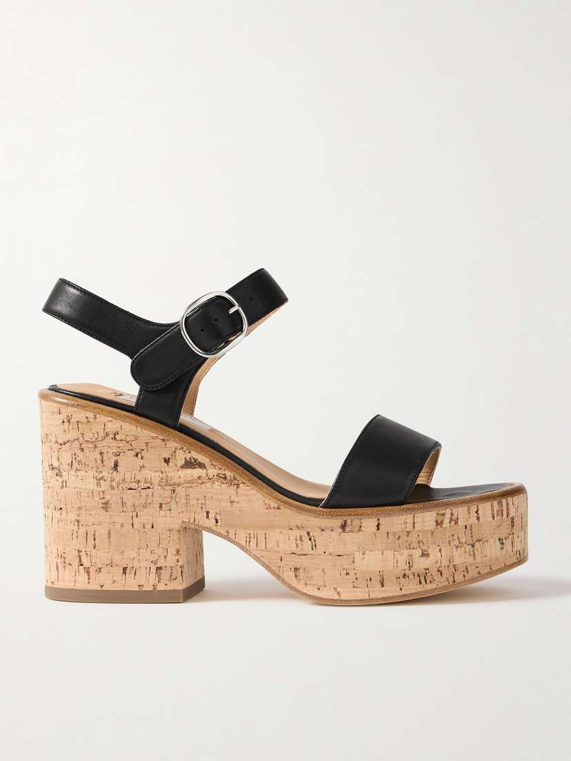 Gabriela Hearst Sardis Leather Platform Sandals