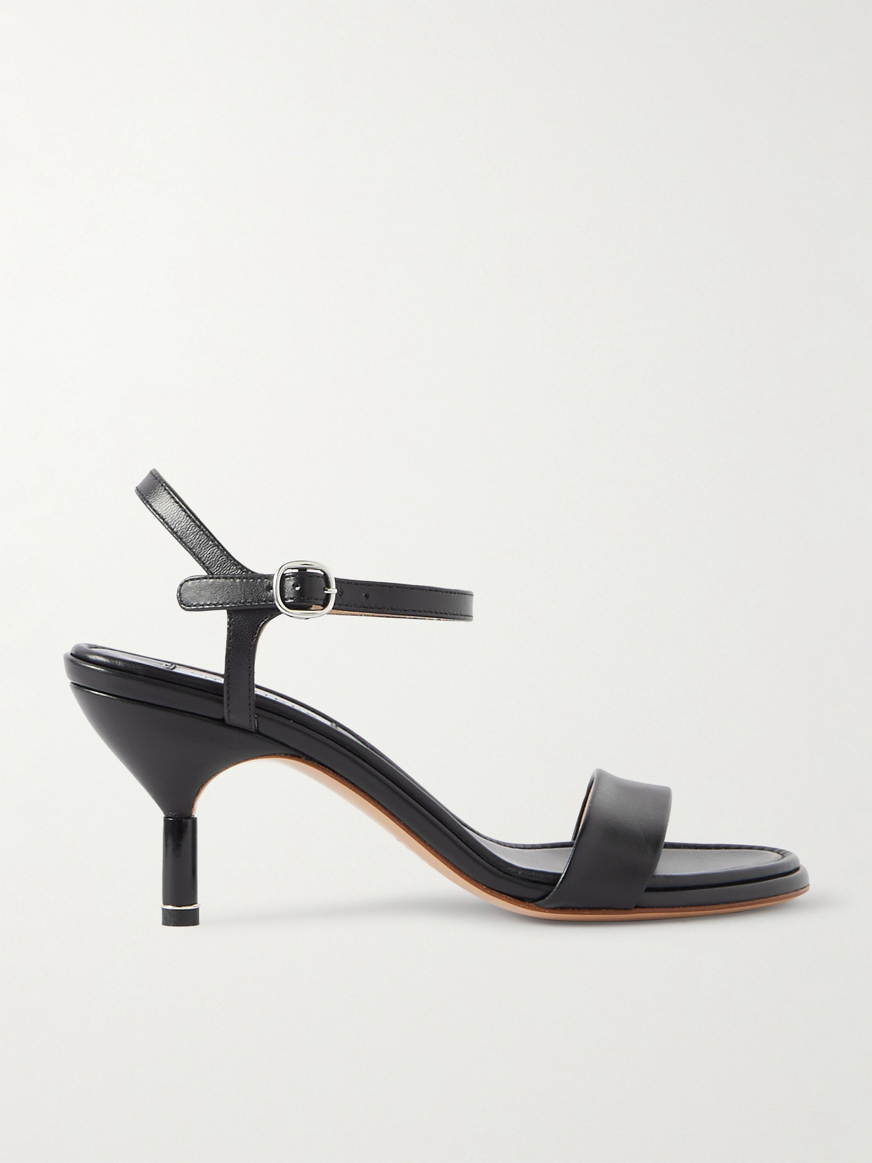 Gabriela Hearst Soraya Leather Sandals In Black