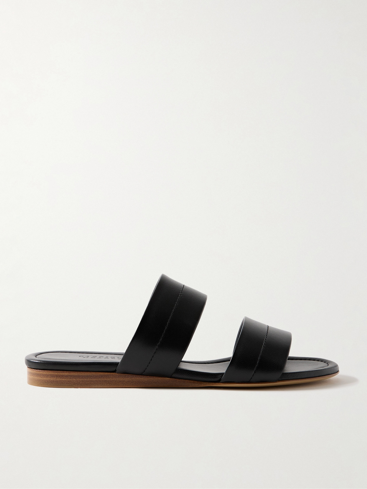 Gabriela Hearst - Lora Leather Slides - Black