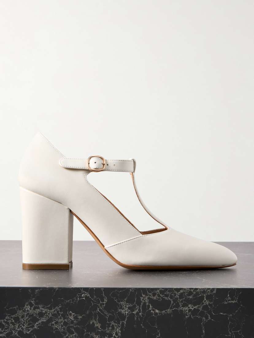 Gabriela Hearst Triana Leather Mary Jane Pumps