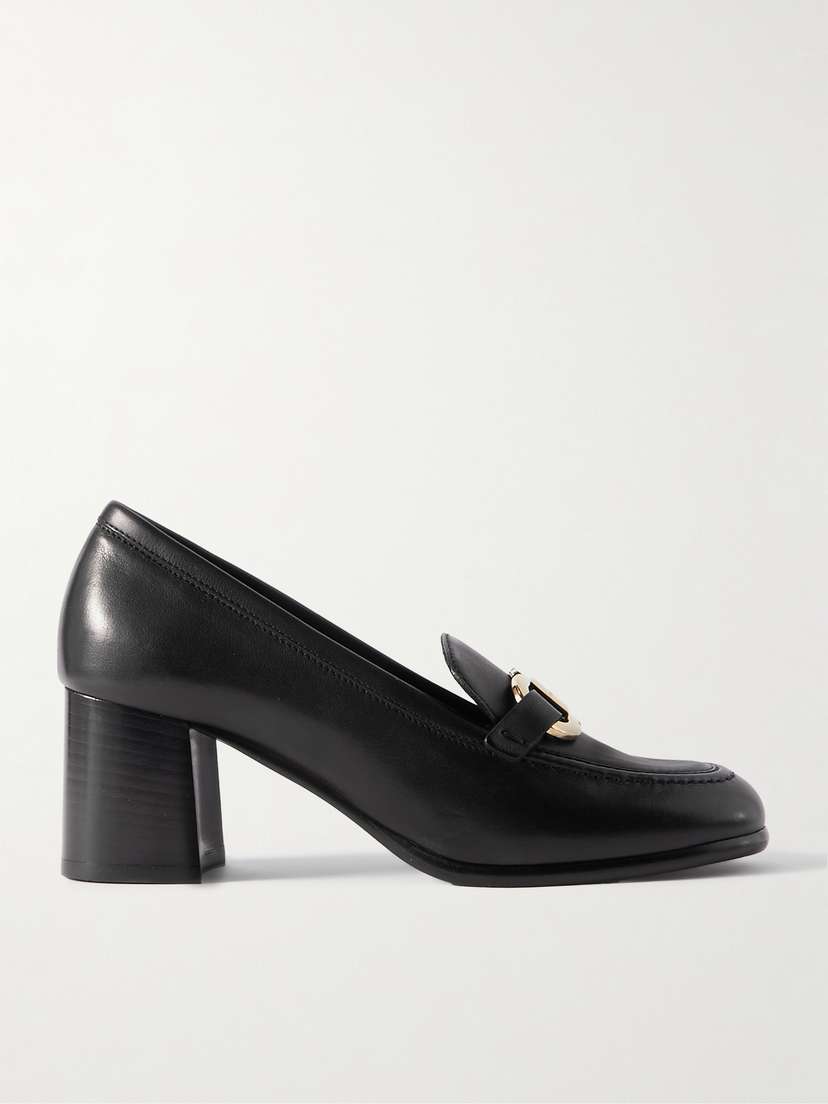 Ferragamo Marlena Embellished Leather Loafers