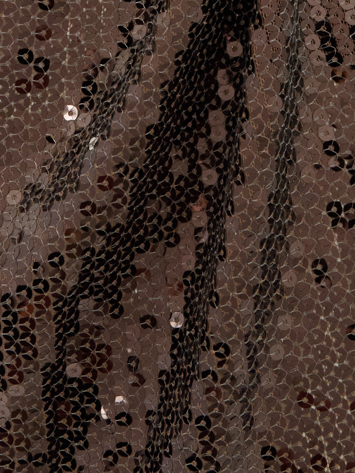 Alex Perry Strapless Sequined Tulle Gown In Brown