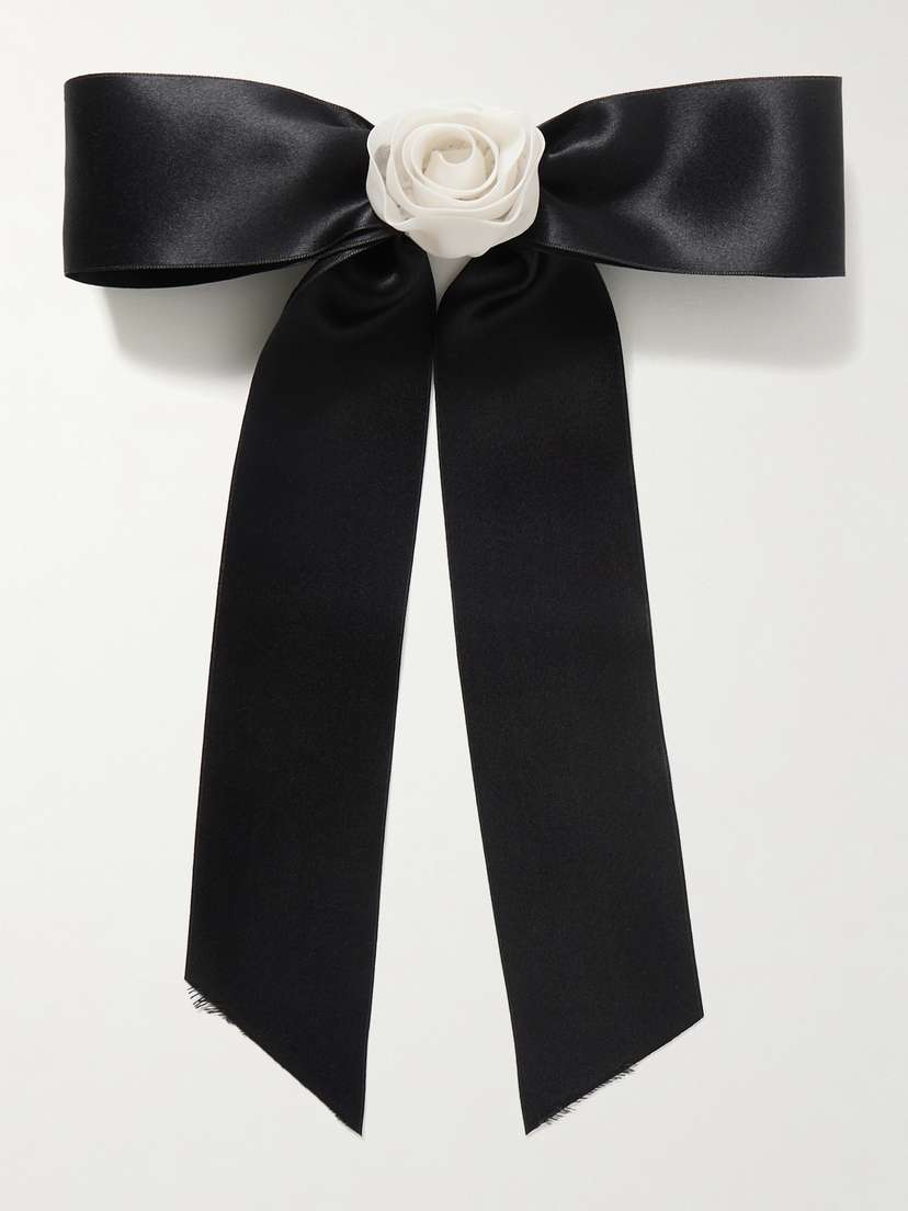 Jennifer Behr Satin Bow Hair Clip