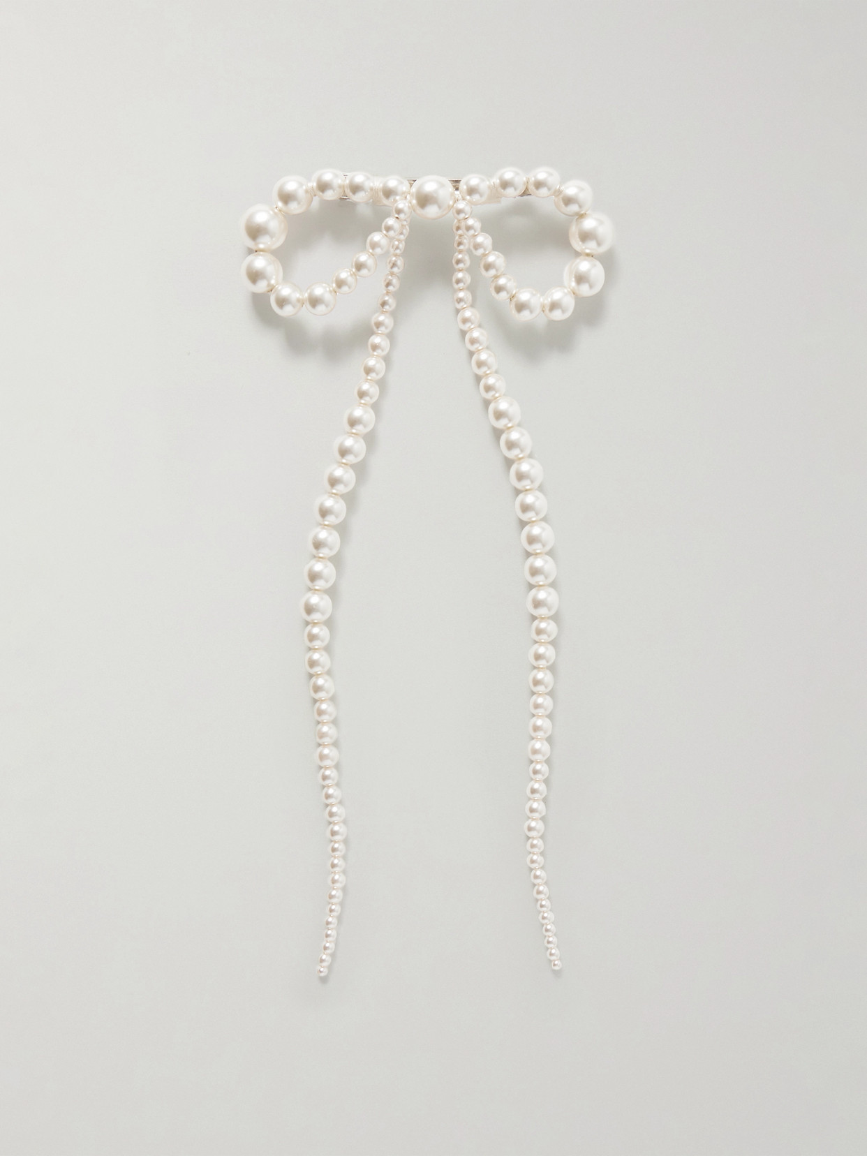 Jennifer Behr - Presley Faux Pearl Hair Clip - White