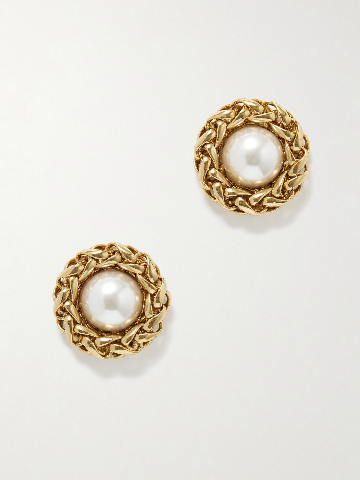 Jennifer Behr Marit Earrings In Gold