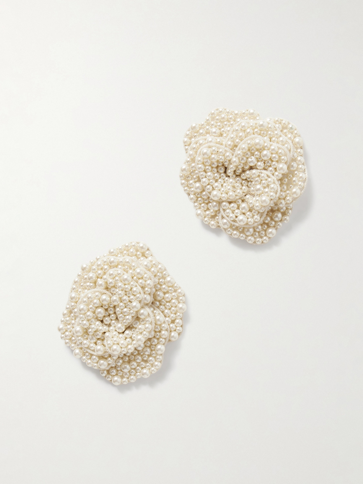 Jennifer Behr - Muriel Gold-plated Faux Pearl Earrings - Cream