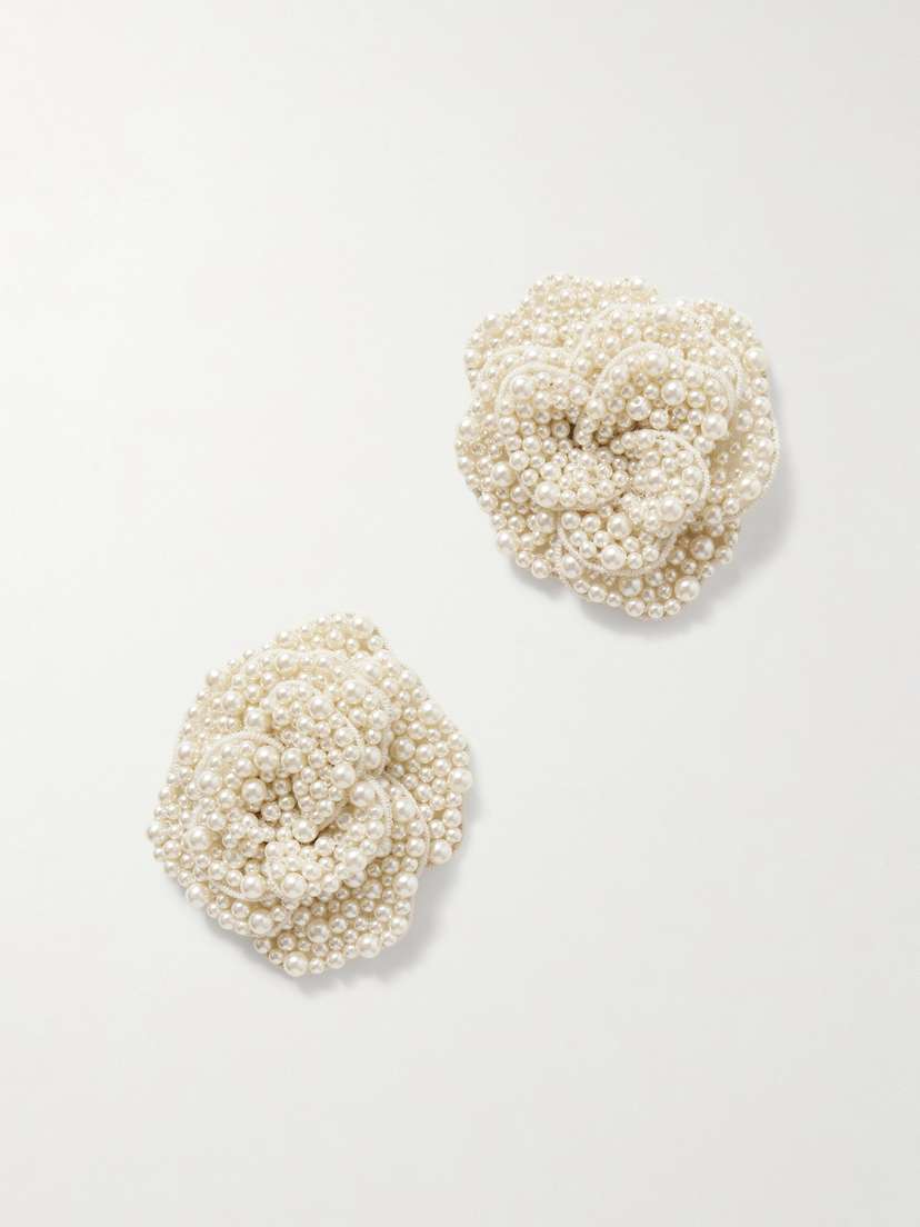 Jennifer Behr Muriel Gold-plated Faux Pearl Earrings