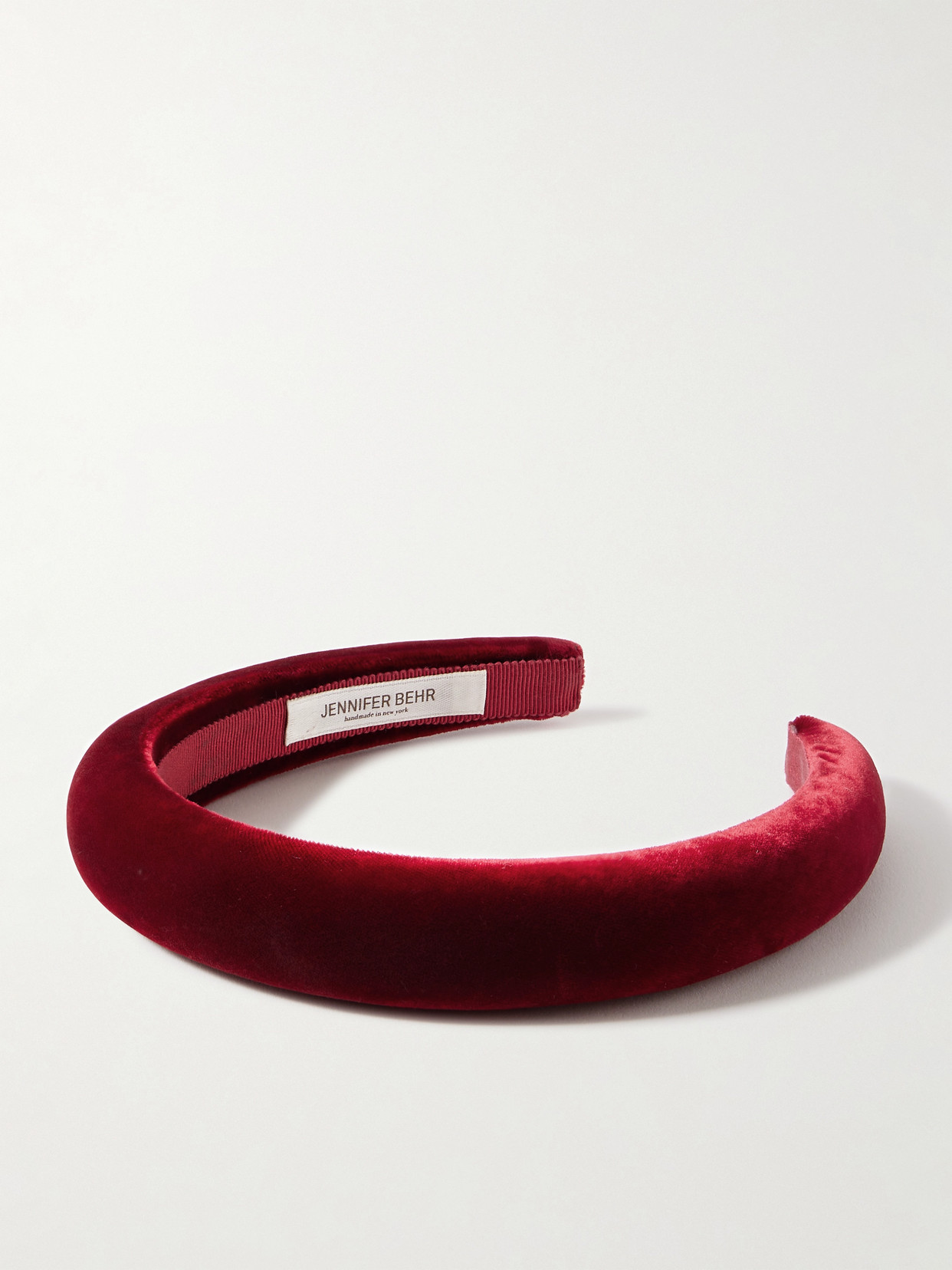 Jennifer Behr - Tori Velvet Headband - Red