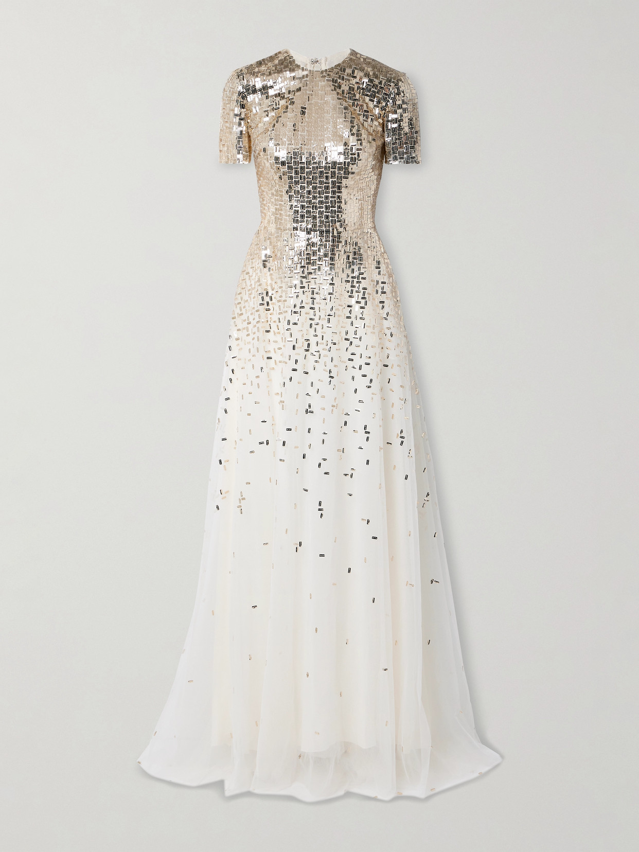 Georges Hobeika Sequin-embellished Tulle Gown In Ivory