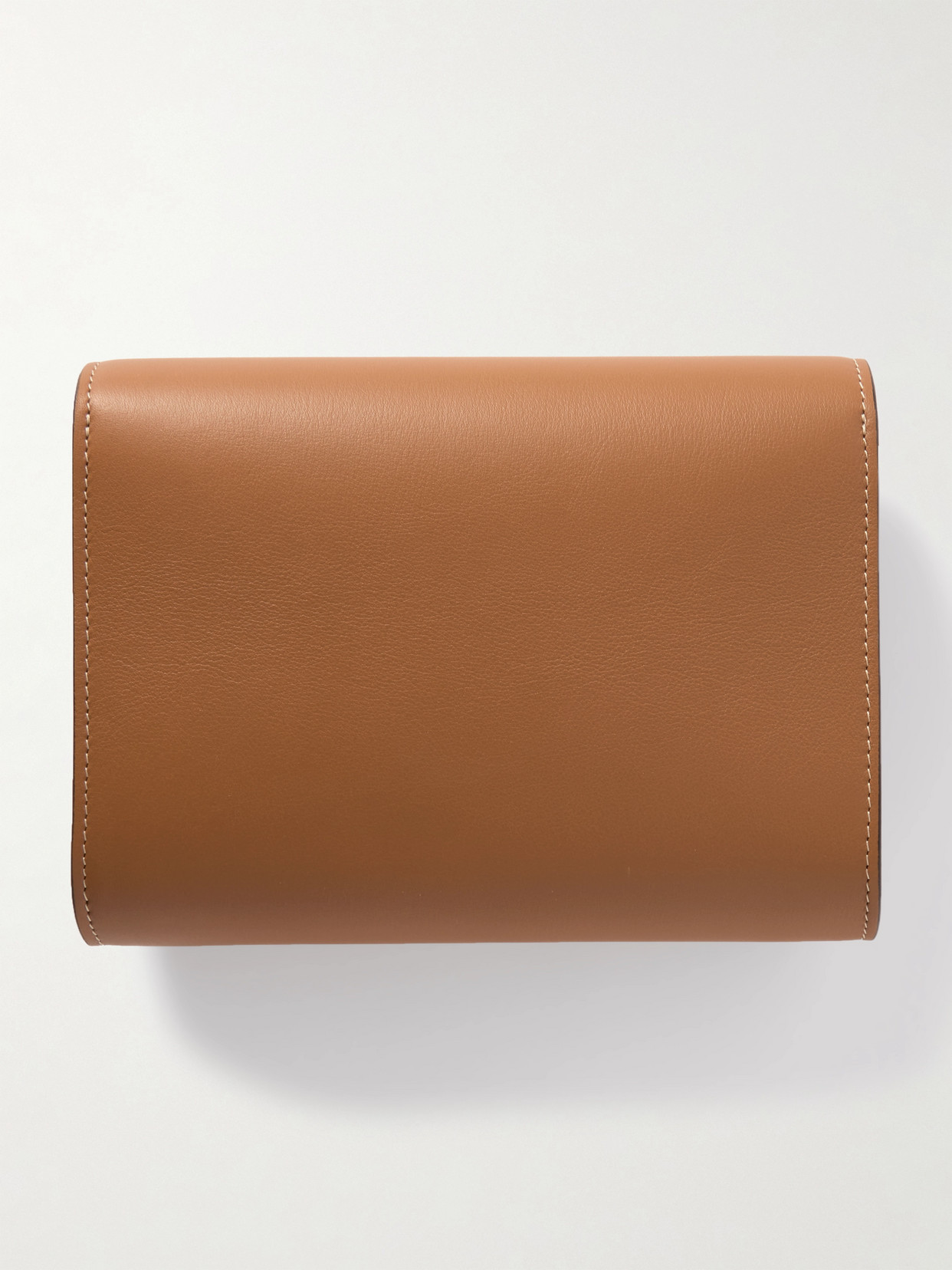 Hunting Season Leather Clutch In Brown
