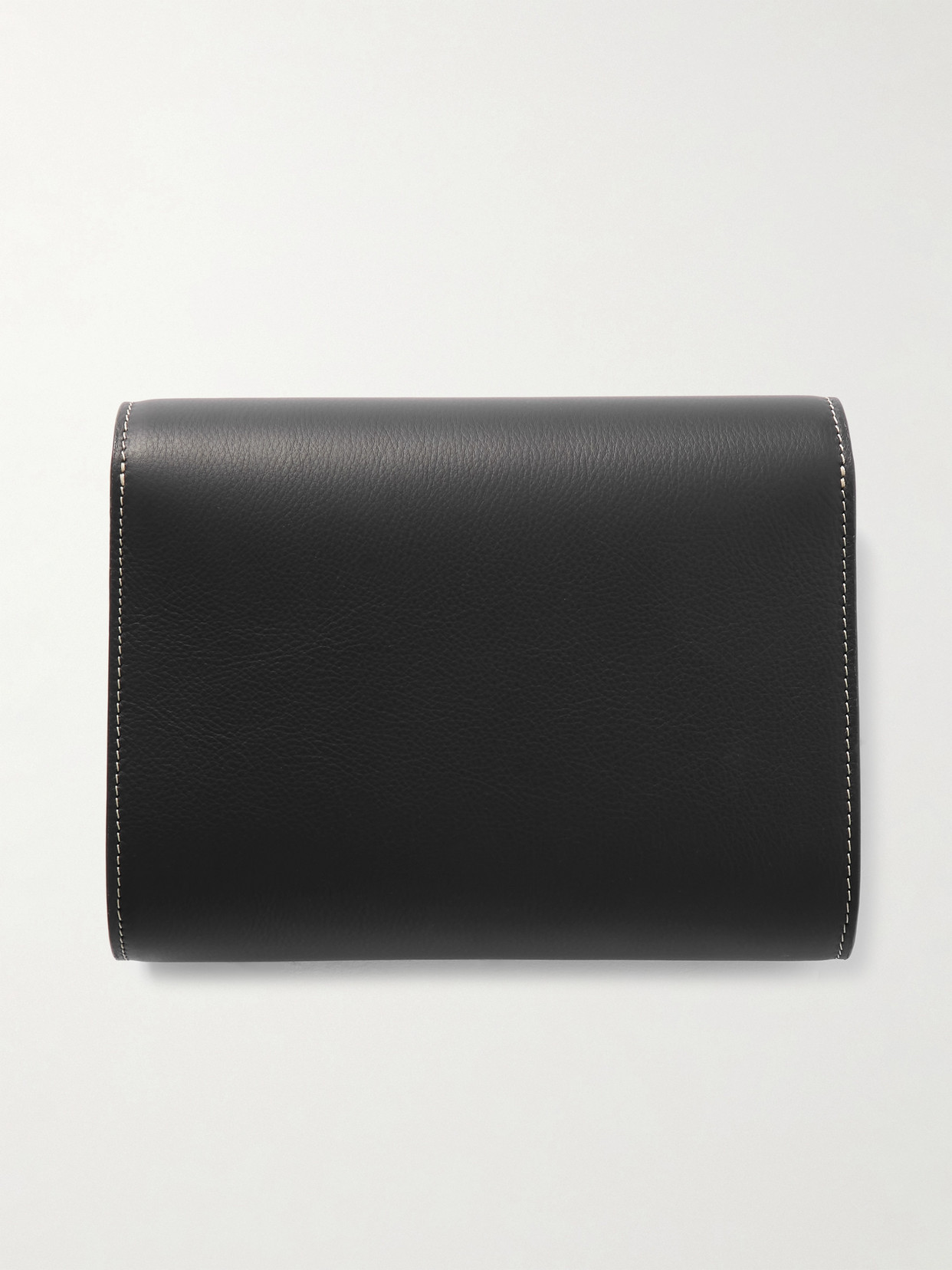 Hunting Season Leather Clutch In Black