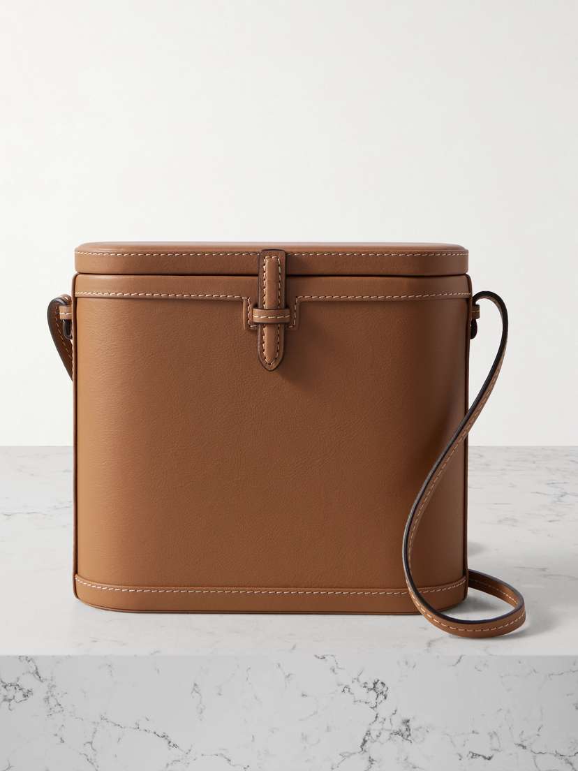 Hunting Season Oval Trunk Leather Shoulder Bag