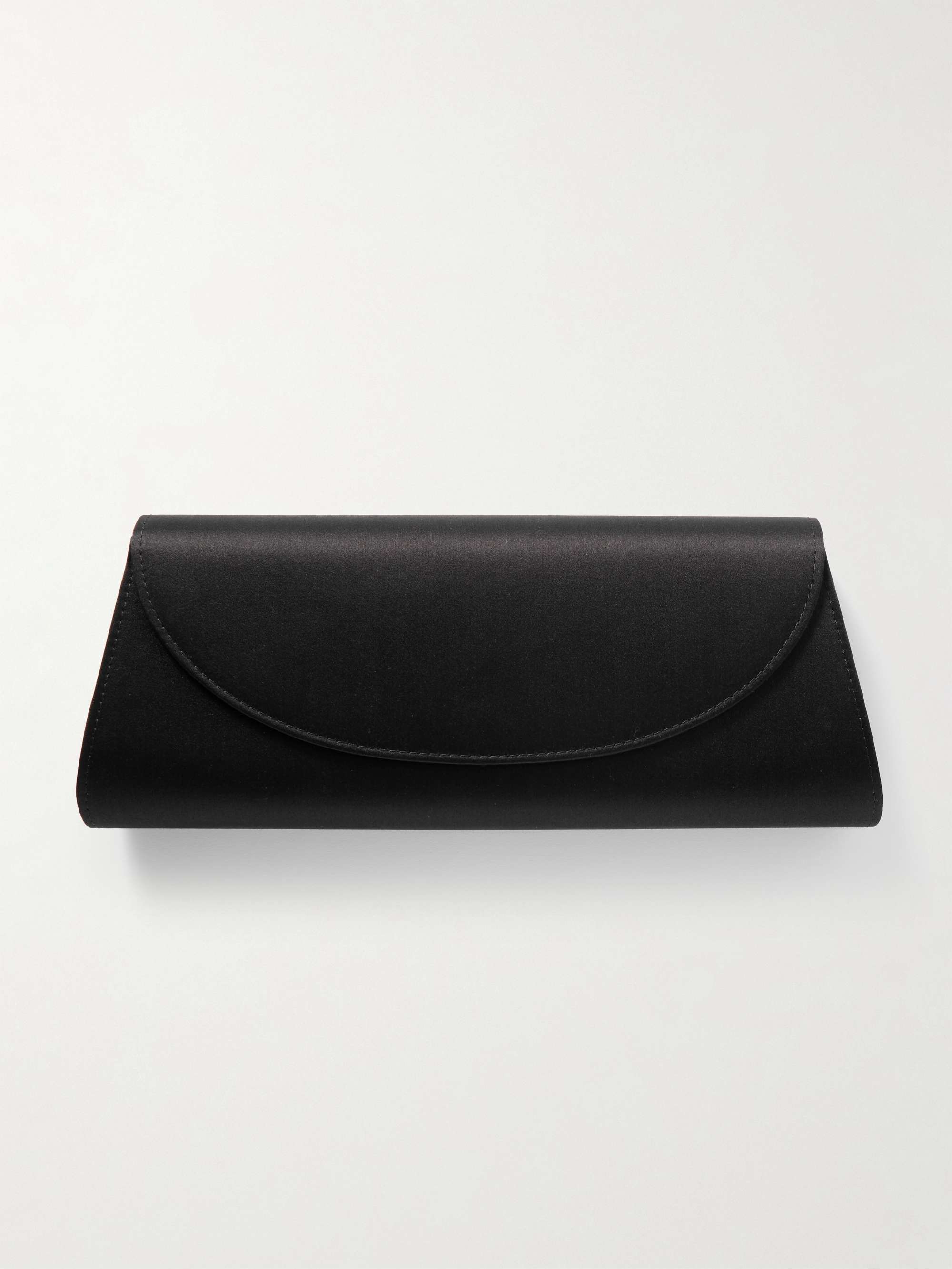 Opera Clutch aus Satin schwarz EinheitsgroBe