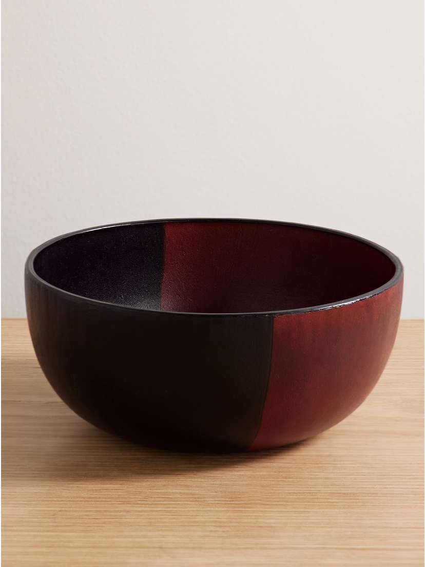 Hunting Season Two-tone Leather Bowl
