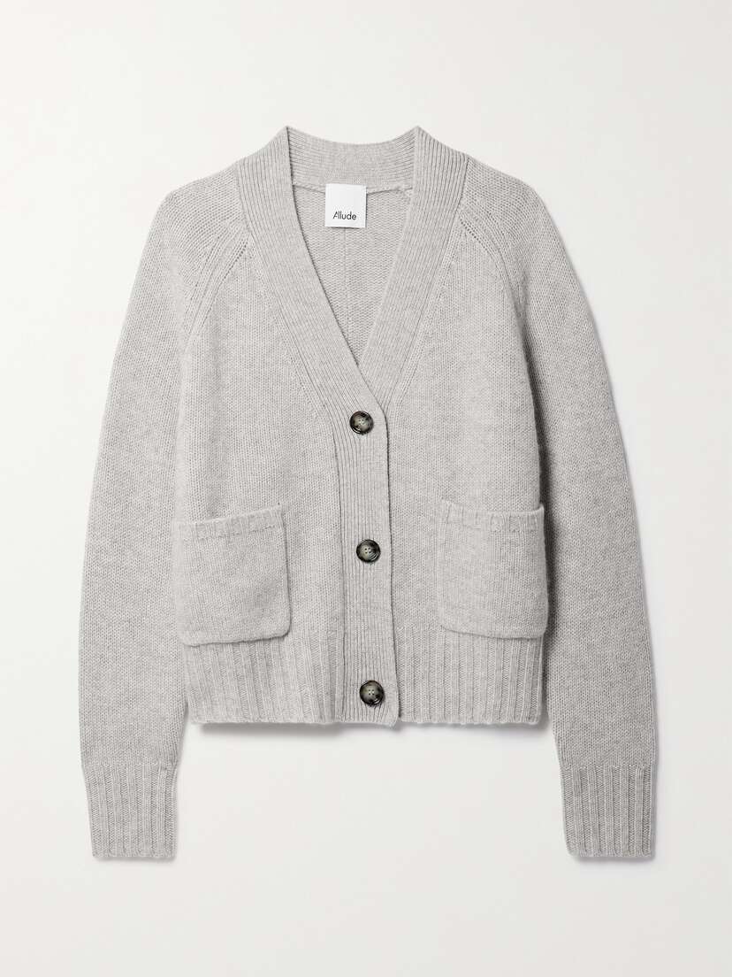 Allude + Net Sustain Wool And Cashmere-blend Cardigan